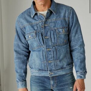 Lucky brand Blue Denim Jacket with Patch